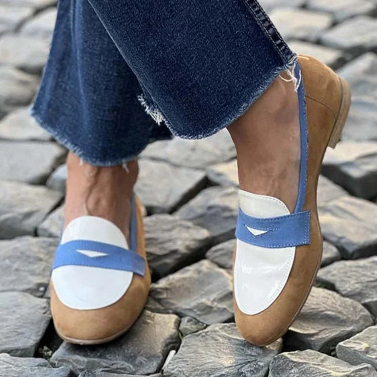 VIELLA | COLOR-BLOCK LOAFERS