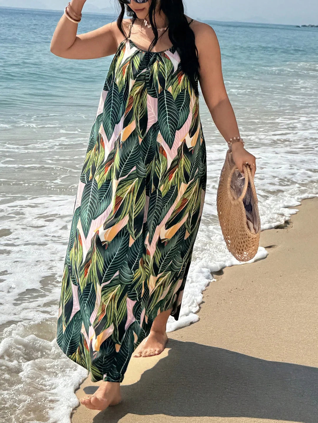 Paisley - Plus Size Boho Summer Maxi Dress