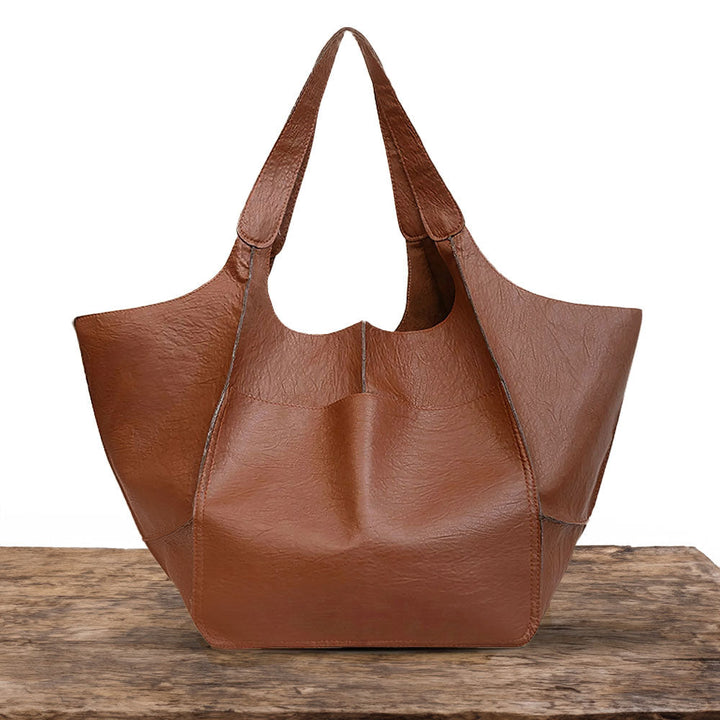 Janet - Leather Tote Bag