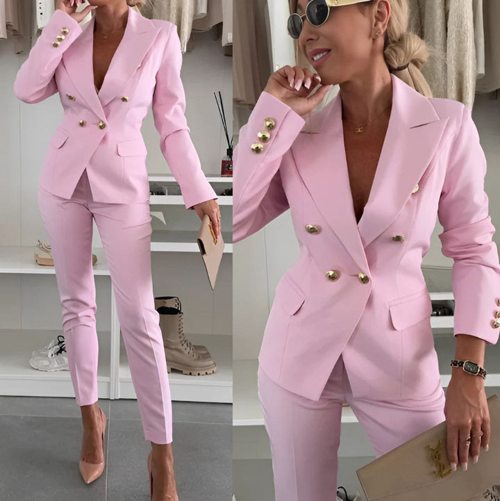 Lily - Double-Breasted Suit Set