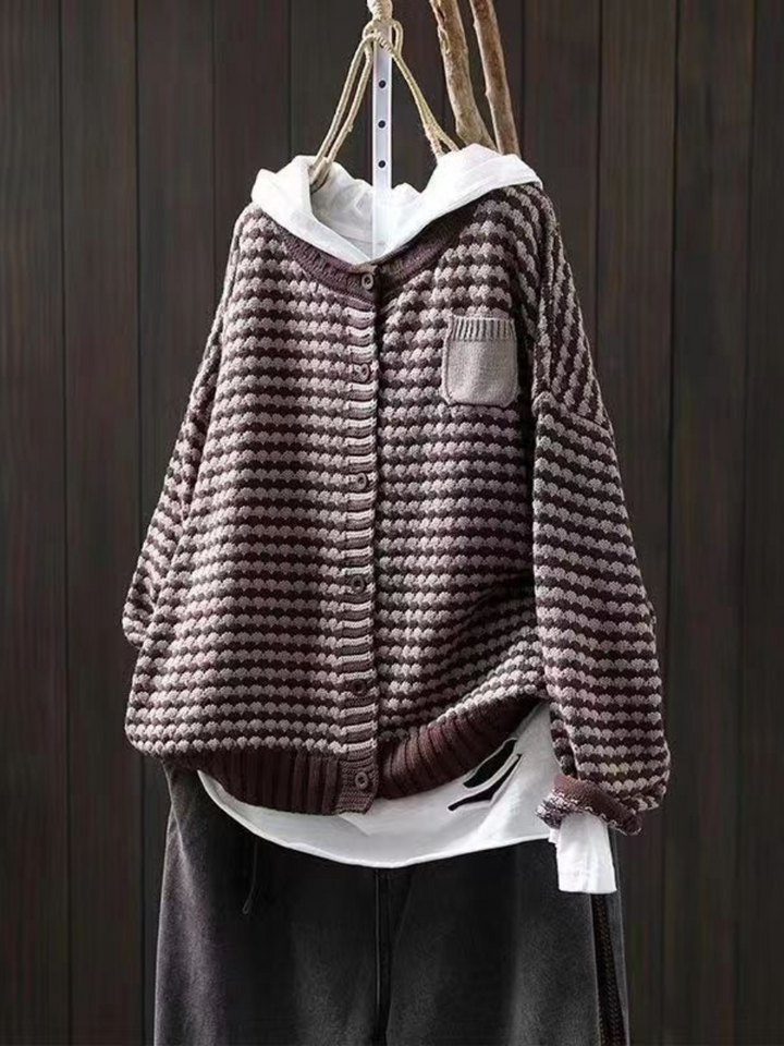 Seliora™ - Textured Knit Cardigan