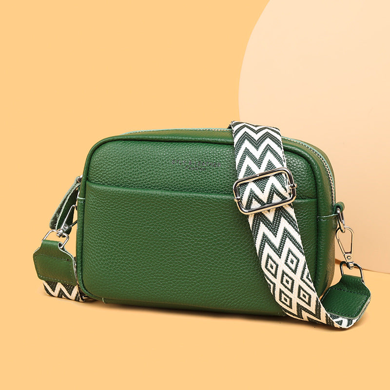 Stella - Pebbled Leather Crossbody Bag