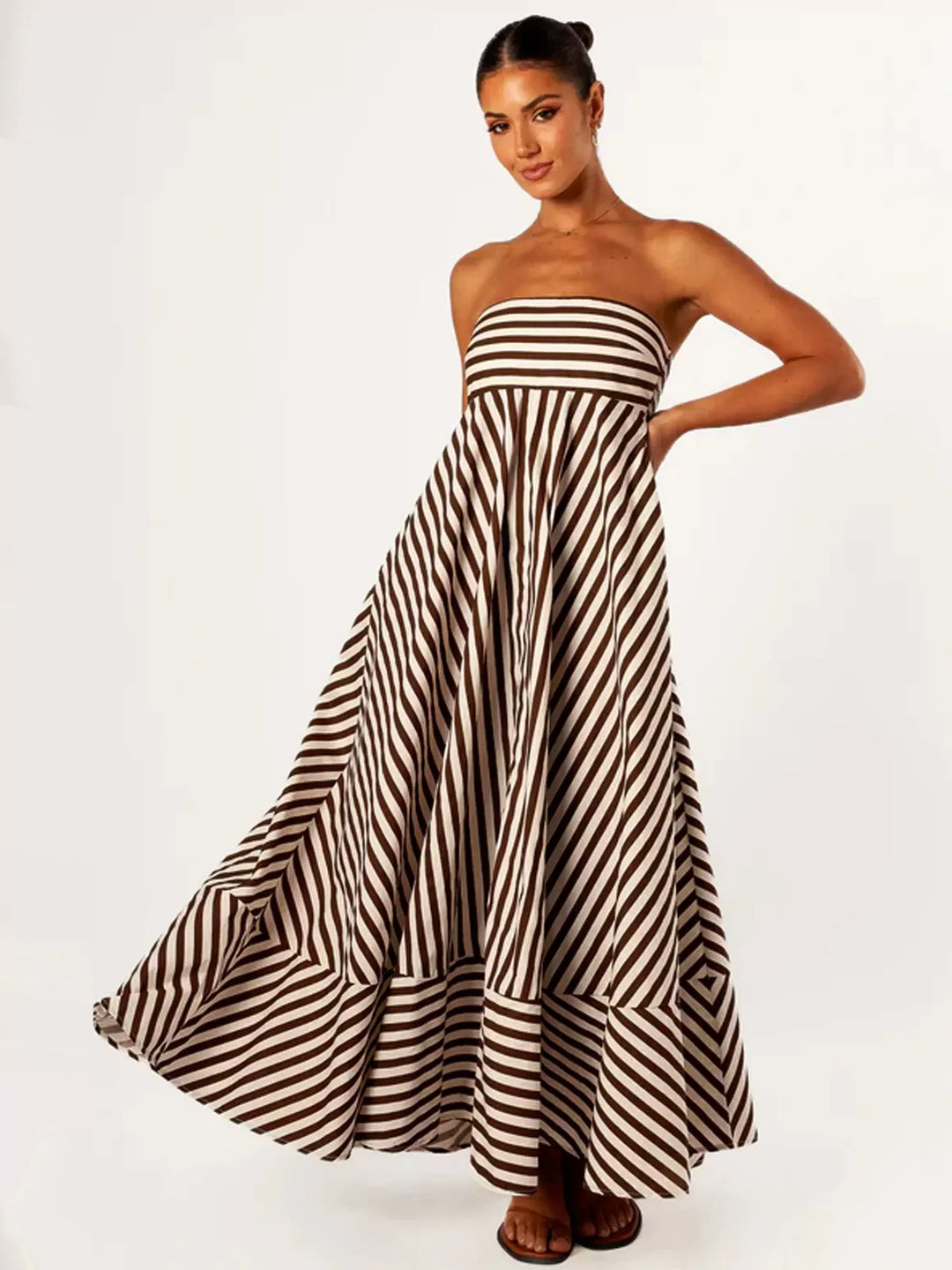Claire - Strapless Maxi Dress