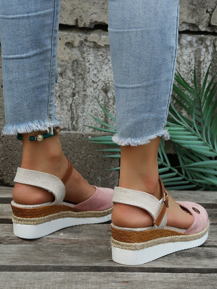 Lillian - Closed-Toe Platform Espadrilles