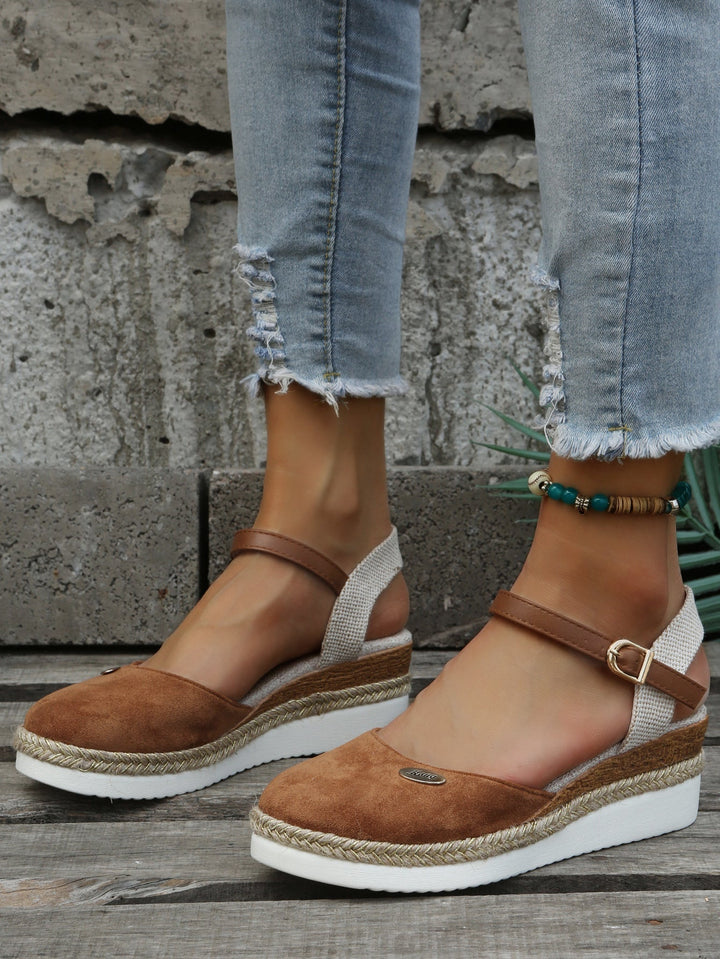Lillian - Closed-Toe Platform Espadrilles