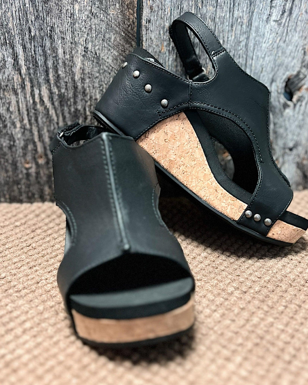 Madeline - Vegan Wedge Sandals