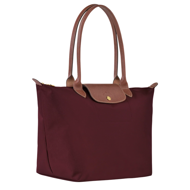 Large Le Pliage Tote, Burgundy
