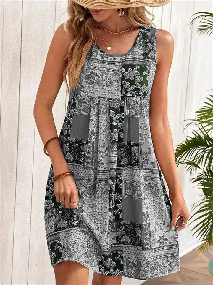 Gail - Sleeveless A-Line Dress