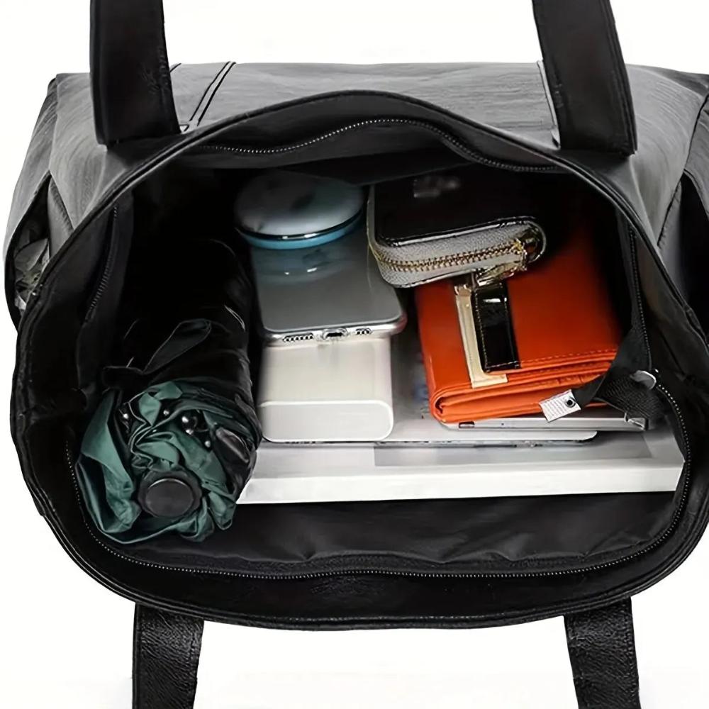 Debra - Leather Tote Bag