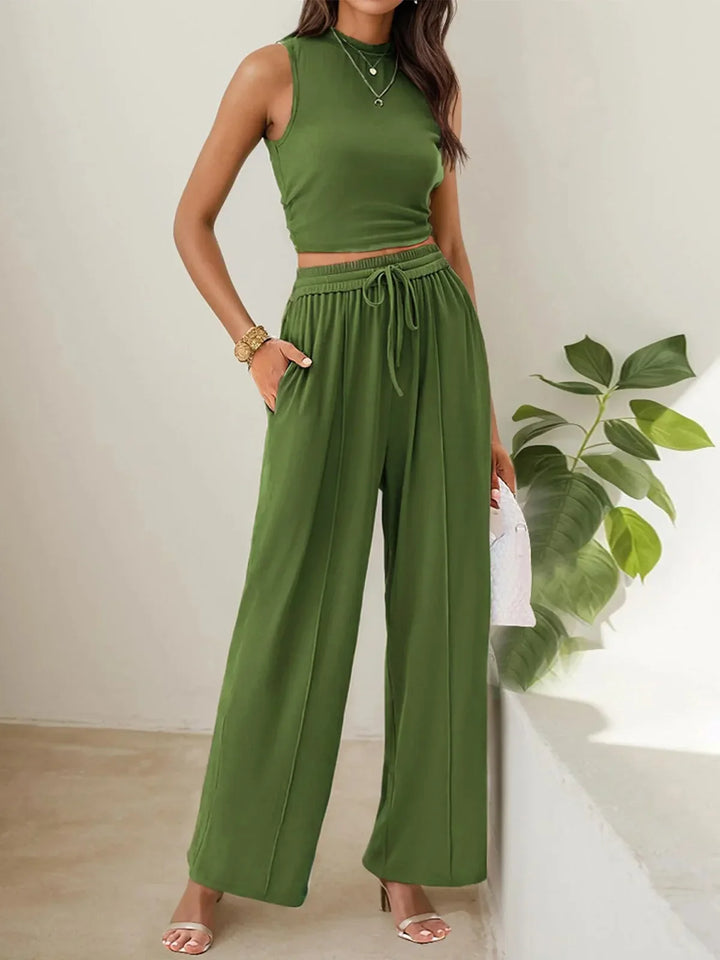 Lena – Summer Two-Piece Pants Set