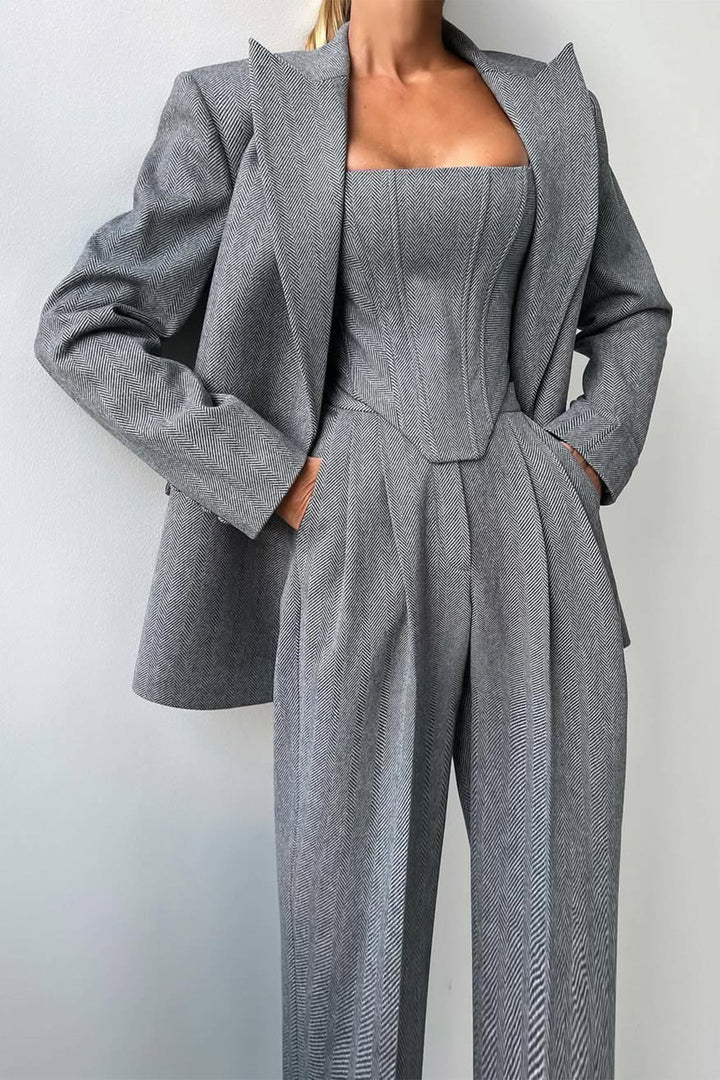 Aurora Three-Piece Suit Set