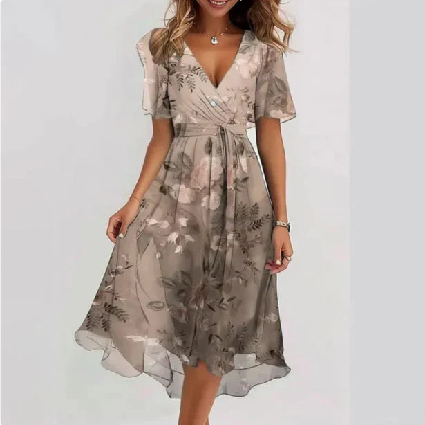 Kathy - Wrap Midi Dress