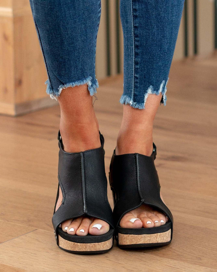 Madeline - Vegan Wedge Sandals
