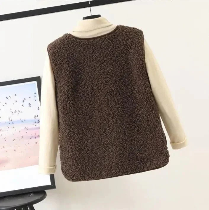 Cozy Plush Vest for Women