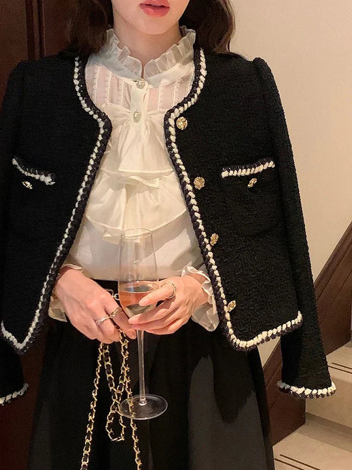 Allison - Vintage Style Tweed Blazer