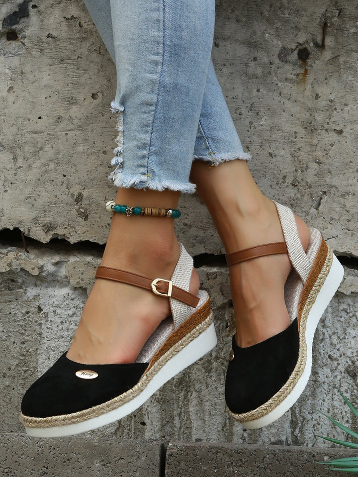 Lillian - Closed-Toe Platform Espadrilles
