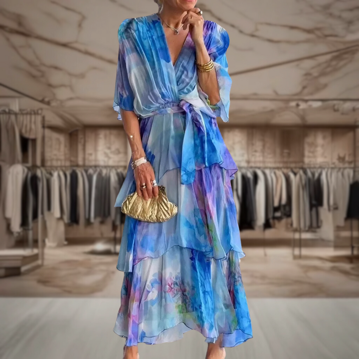 Valeria - Women’s Layered Maxi Dress