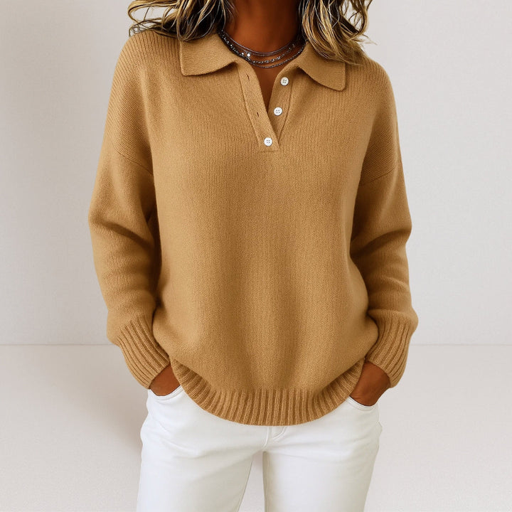 Olivia™ | Soft Knit Sweater with Collar