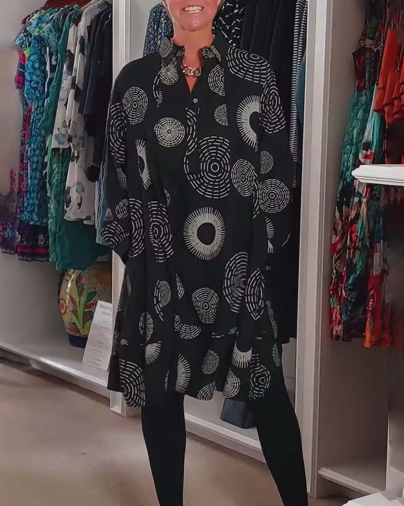 Meliora - Boho Pattern Tunic Dress