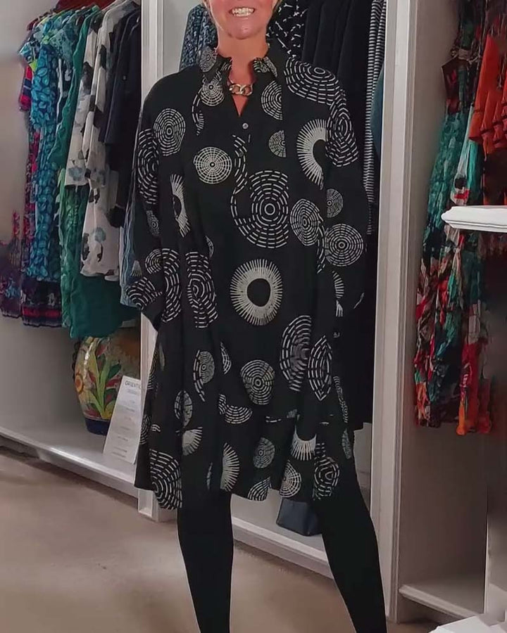 Meliora - Boho Pattern Tunic Dress