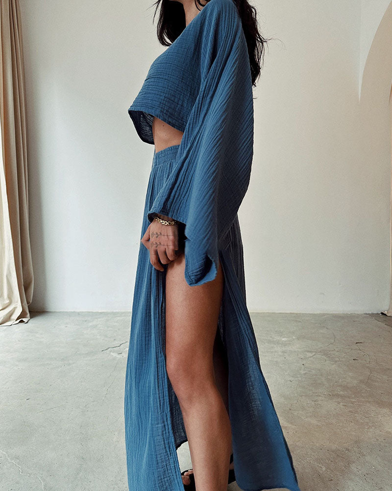 Sylvia - Gauze Two-Piece Set