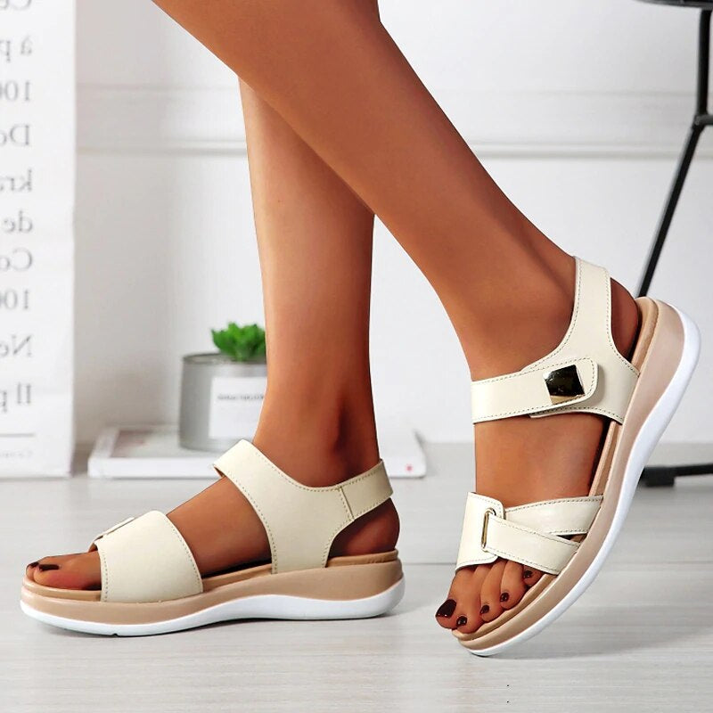 Ava - Platform Slingback Sandals