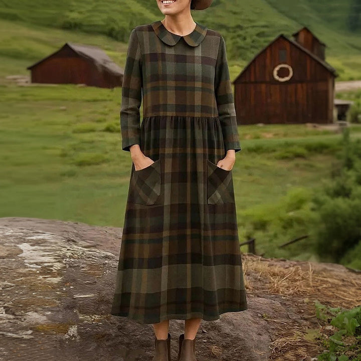 Retro Plaid Dress