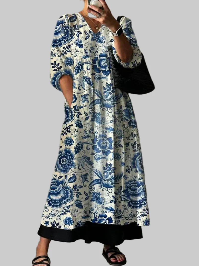 Mia | Elegant Dress with Print