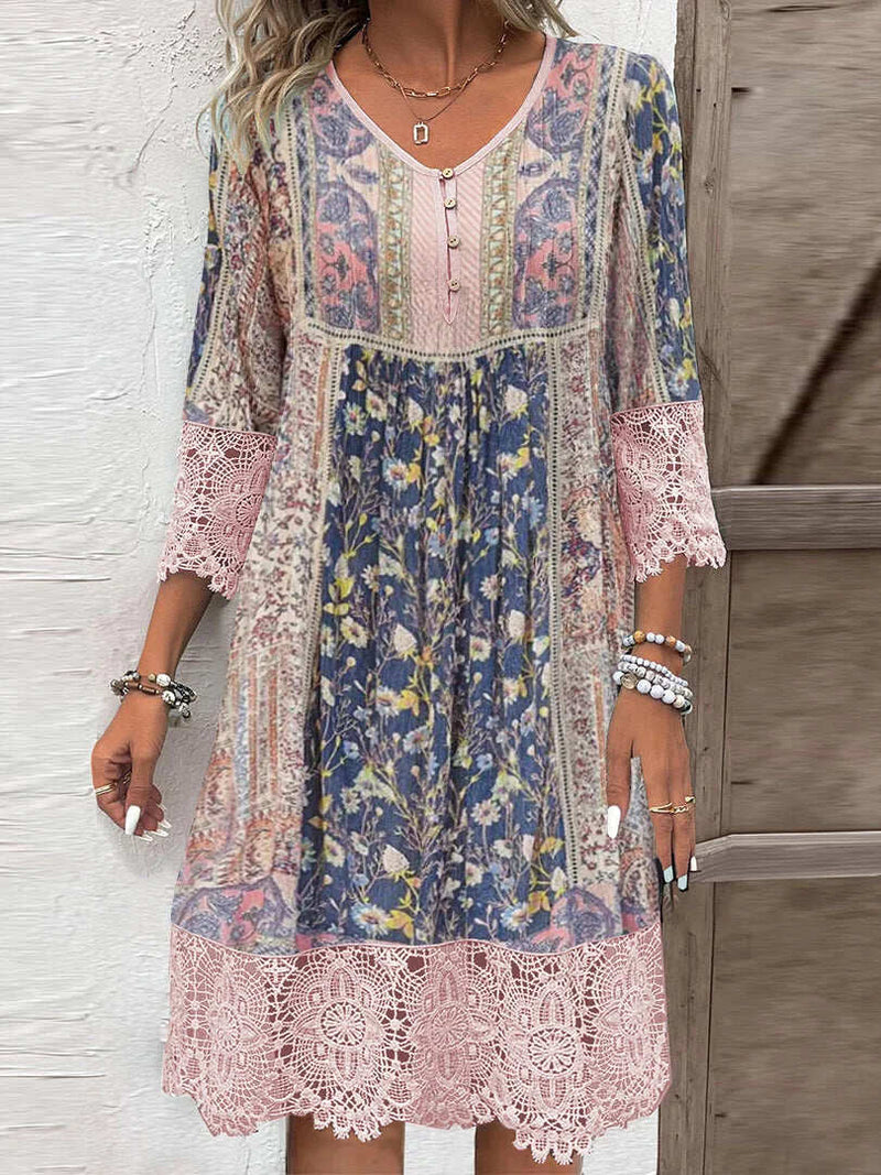 Raelynn - Boho Lace Dress