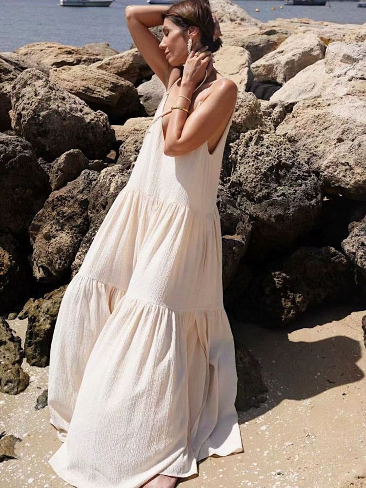 Evelyn - Sleeveless Maxi Sundress