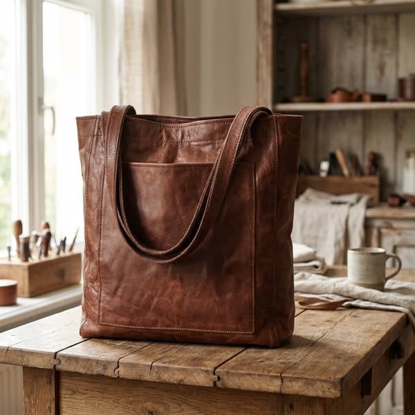 Thessaly | Classic Leather Tote