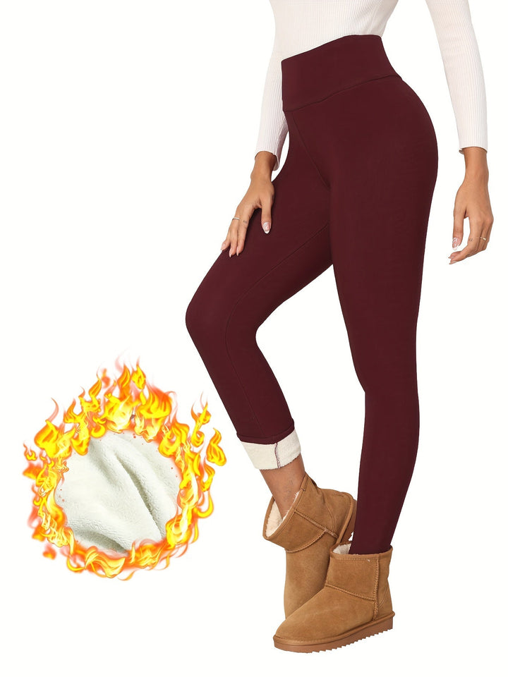 Sofia - High-Waist Thermal Leggings Pants