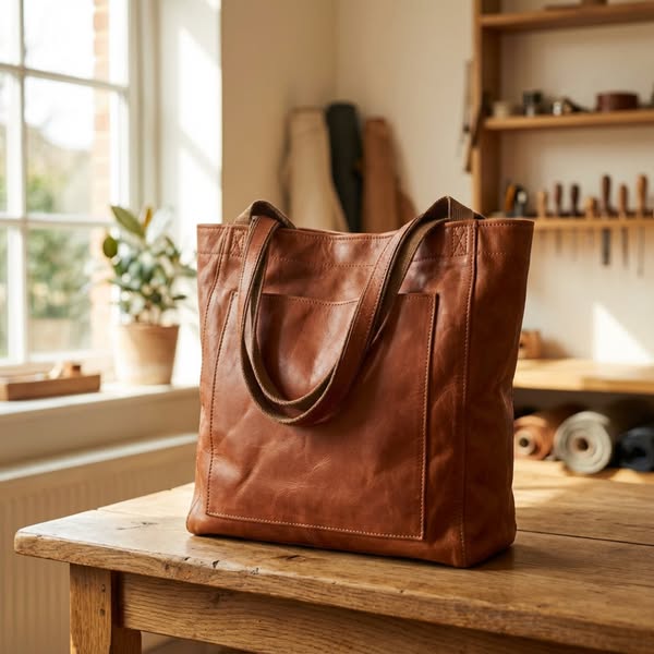 Thessaly | Classic Leather Tote