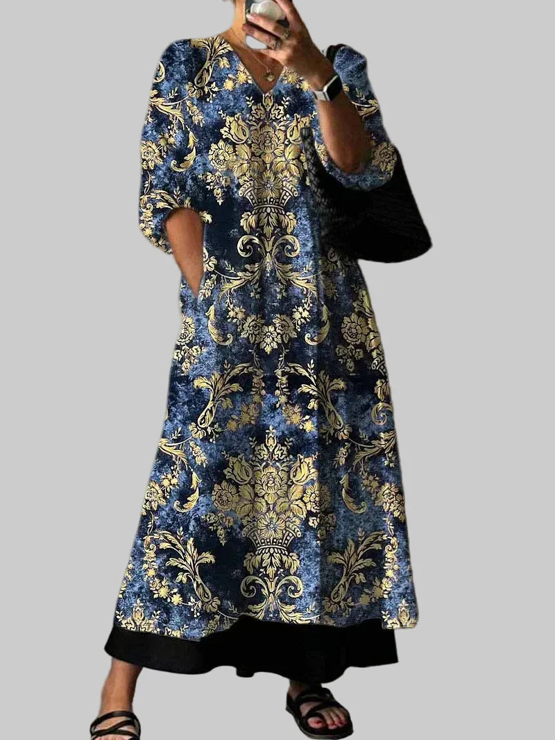 Sarah | Elegant Printed Dress