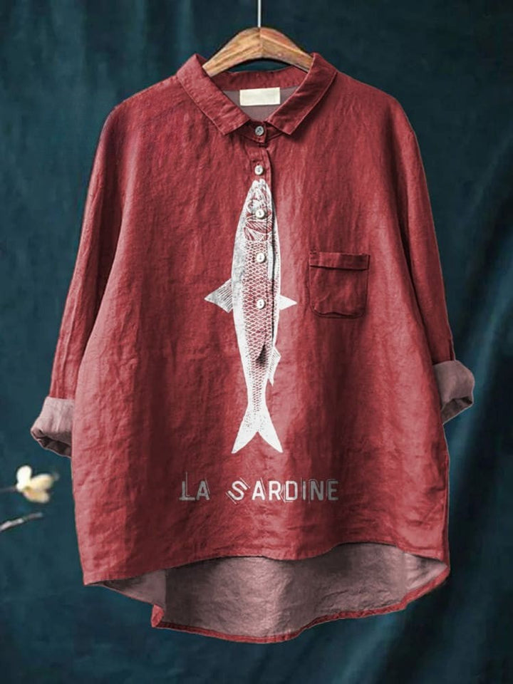 Lily | Sardine Graphic Shirt