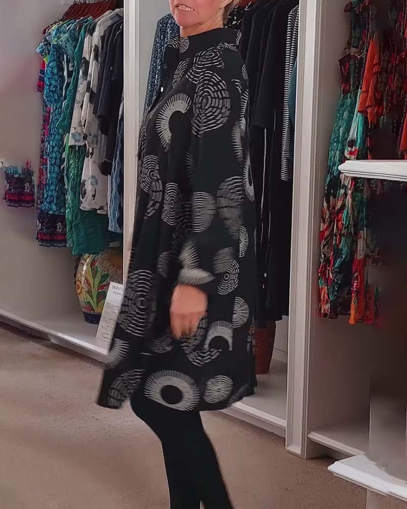 Meliora - Boho Pattern Tunic Dress