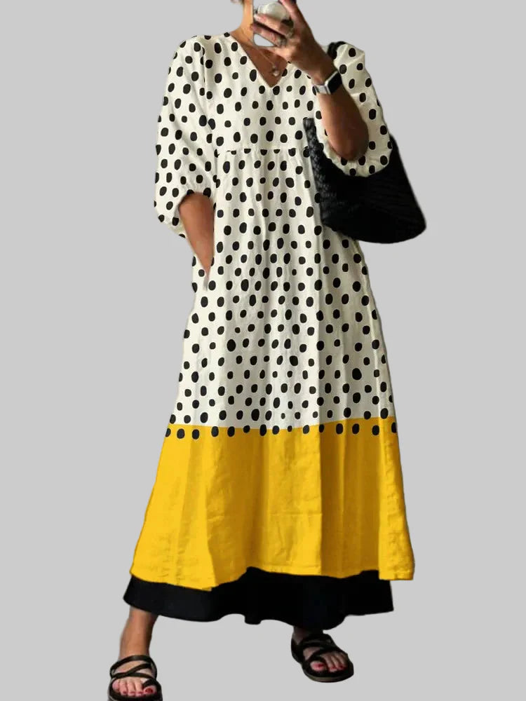 Anna | Elegant Printed Dress