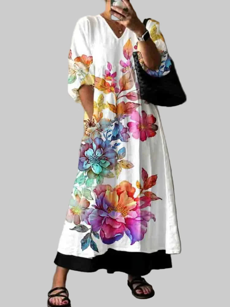 Sofia | Elegant Printed Dress