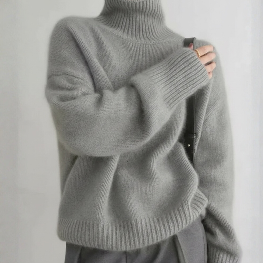 Amaya | Luxe Cashmere Turtleneck Sweater