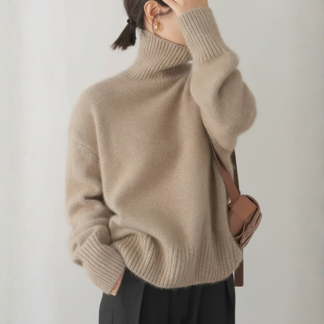 Amaya | Luxe Cashmere Turtleneck Sweater