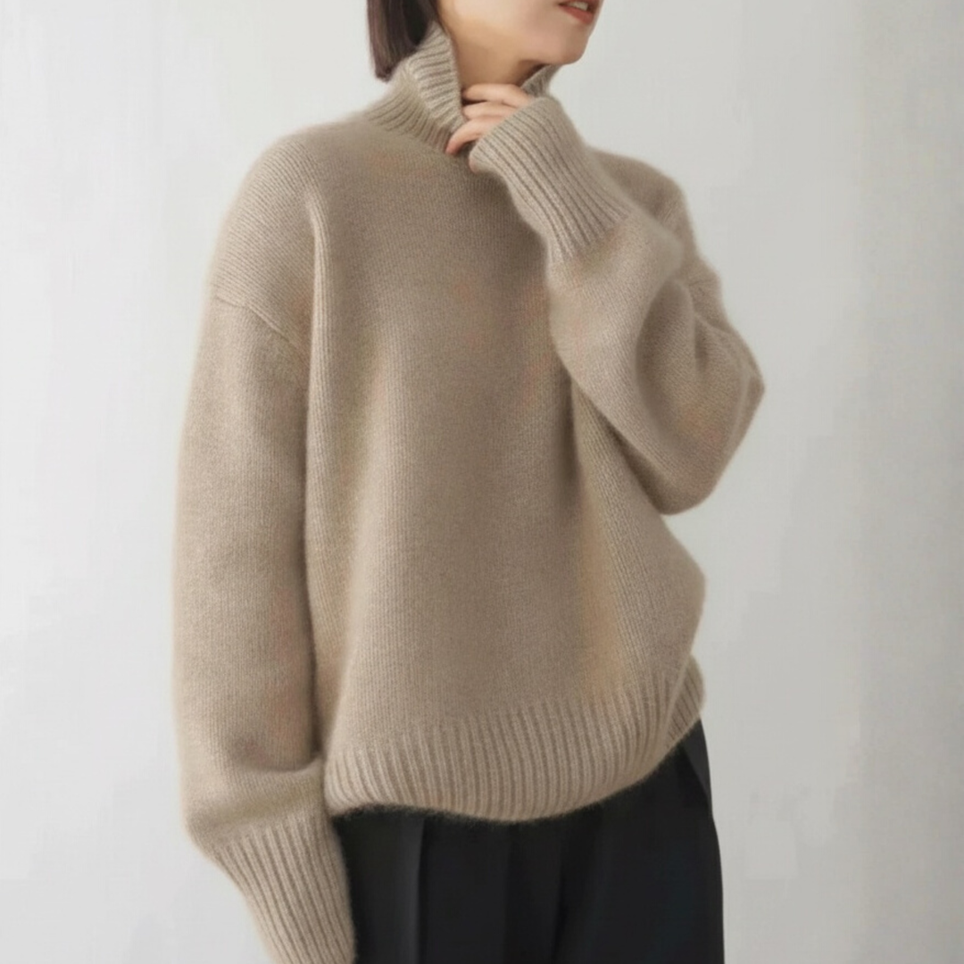 Amaya | Luxe Cashmere Turtleneck Sweater