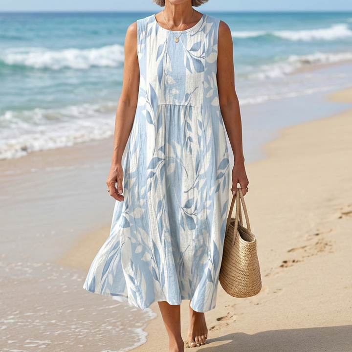 Flora™ Leafy Midi Dress