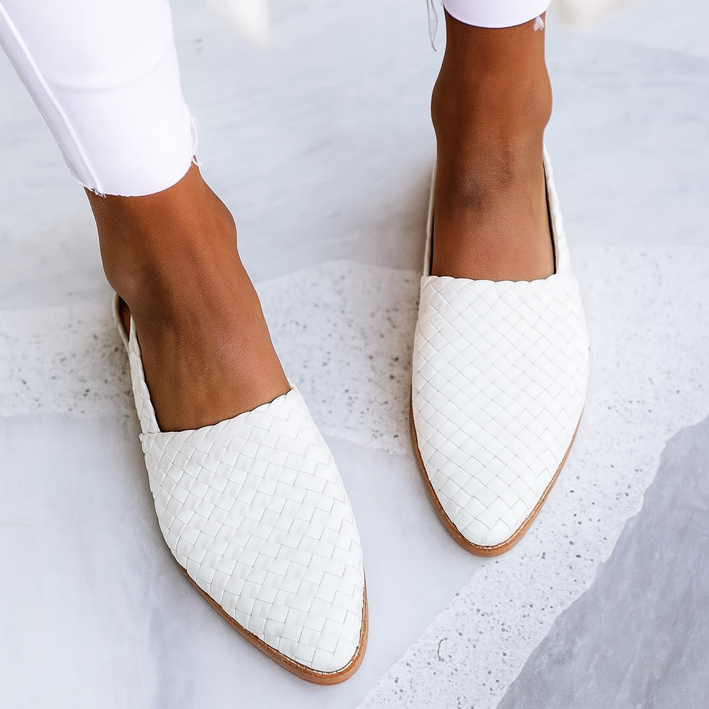 Alondra Woven Slip-On Flats for Women
