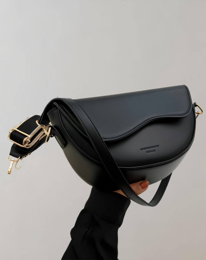 Emma - Curved Flap Crossbody Bag