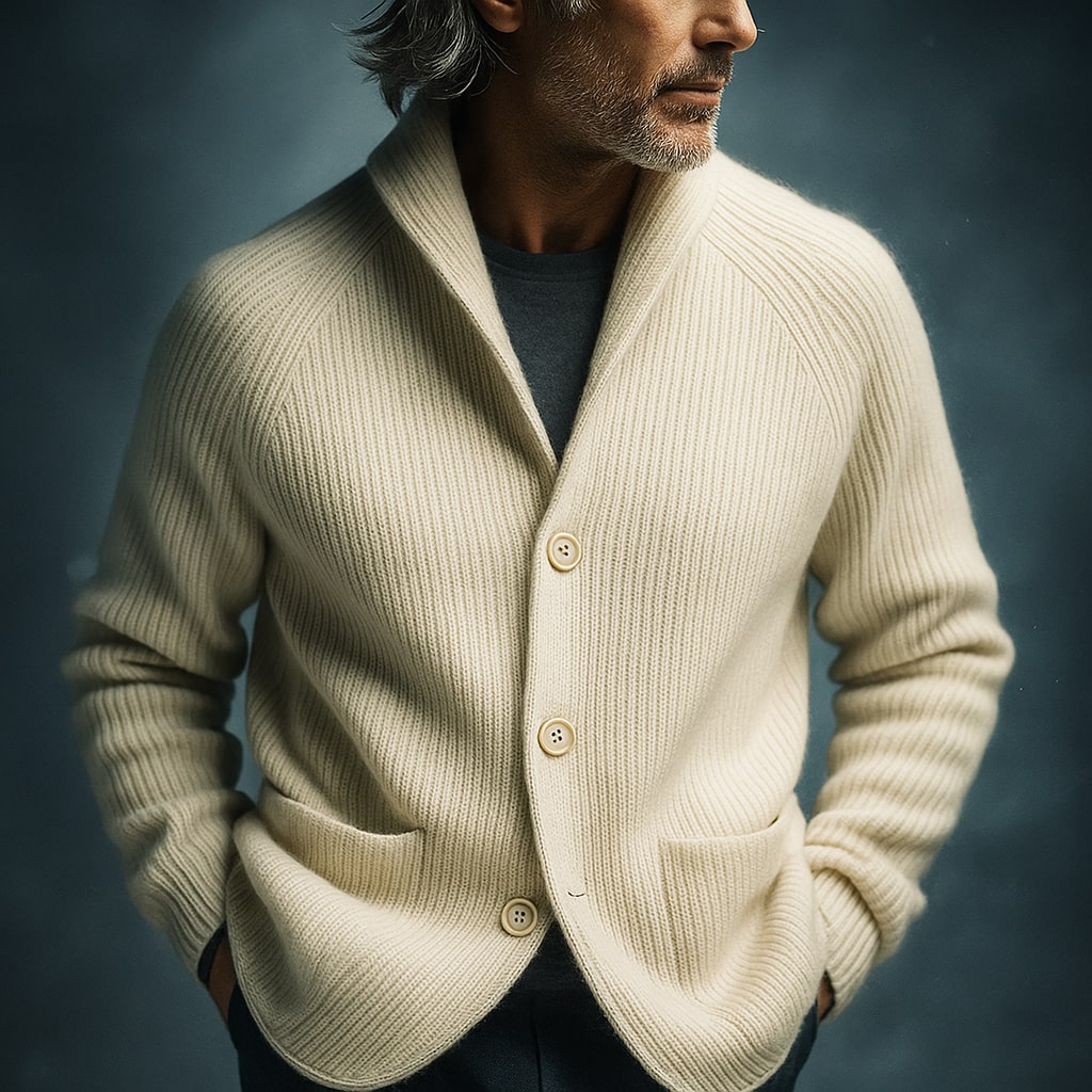 Mason Light Button-Up Knit Cardigan