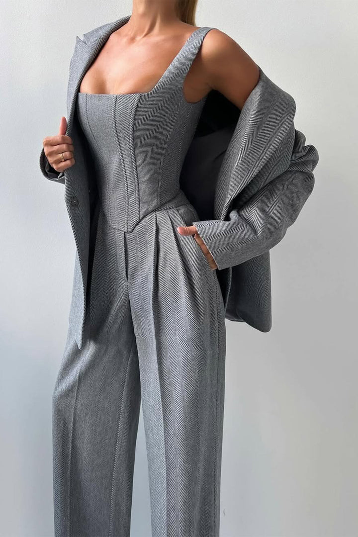 Aurora Three-Piece Suit Set