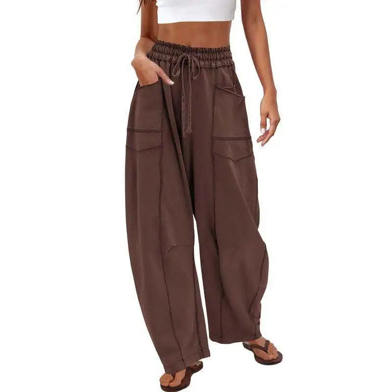 Nova - Wide-Leg Cargo Pants with Pockets