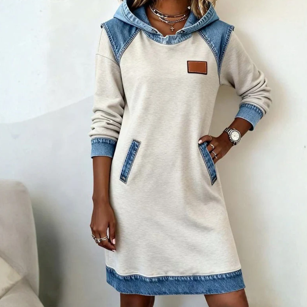 Casual Hooded Dress