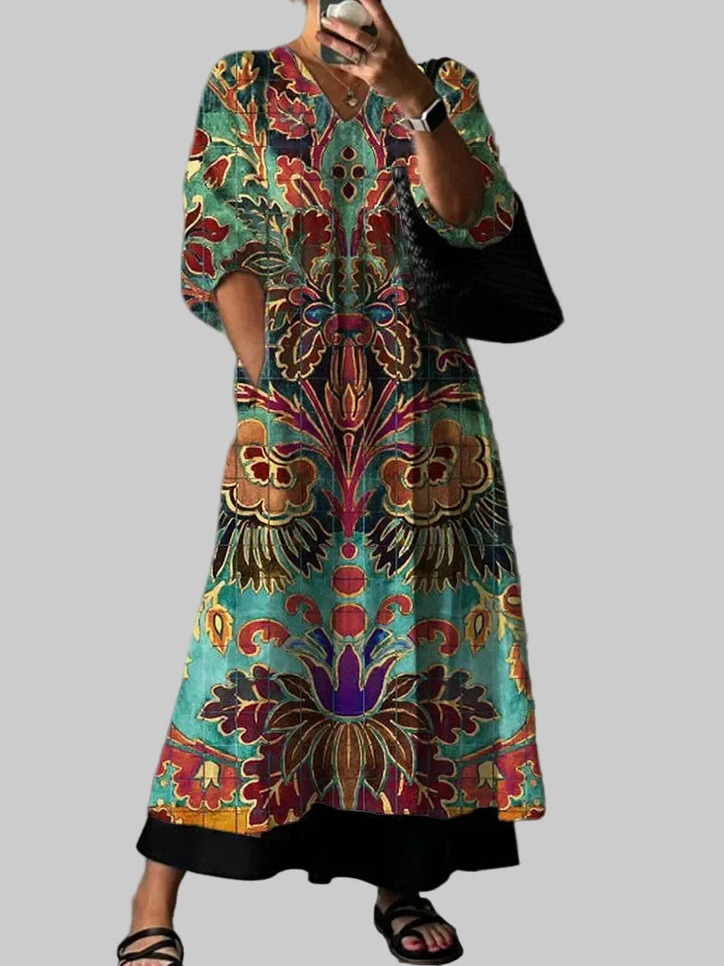 Carolina | Elegant Dress with Print