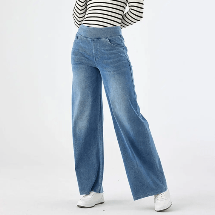 Elena - High-Stretch Wide-Leg Jeans